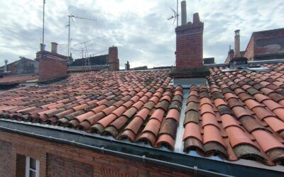 Rénovation de toiture et étanchéité à Toulouse centre (descente d’eau)